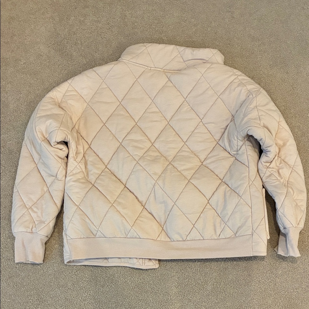 Wild Fable Quilted Puffer Jacket in Cream - Picture 3 of 3